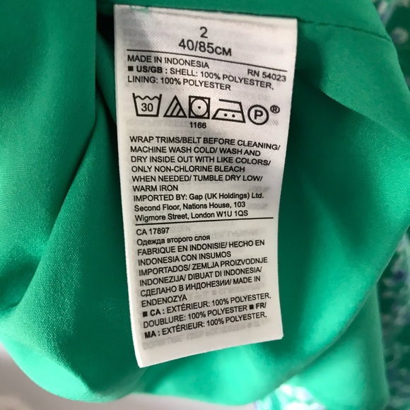 BANANA REPUBLIC RACER NECK ASYMMETRICAL DRESS - Picture 8 of 8